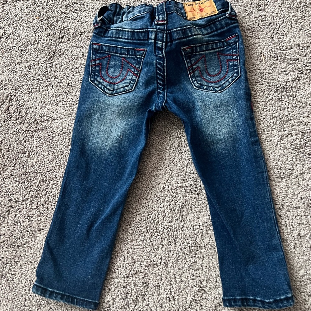 True Religion Dark Blue Toddler Jeans